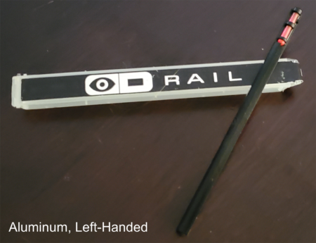 Eye Dominance Rail Left Handed Aluminum
