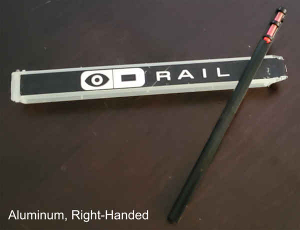 Eye Dominance Rail Right Handed Aluminum