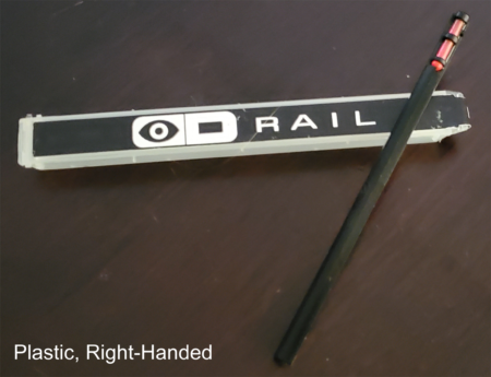 Eye Dominance Rail Right Handed Plastic
